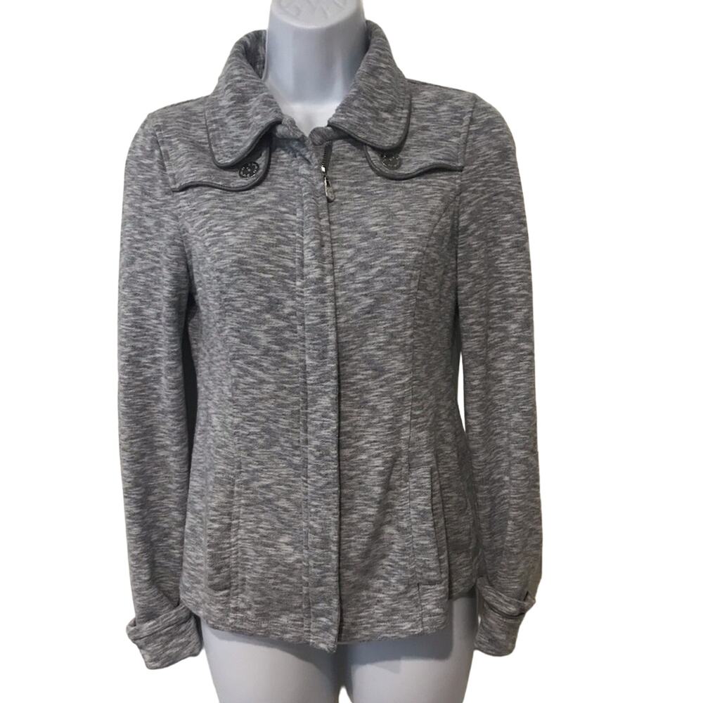 Guess light weight Gray Space Dye Full Zip jacket